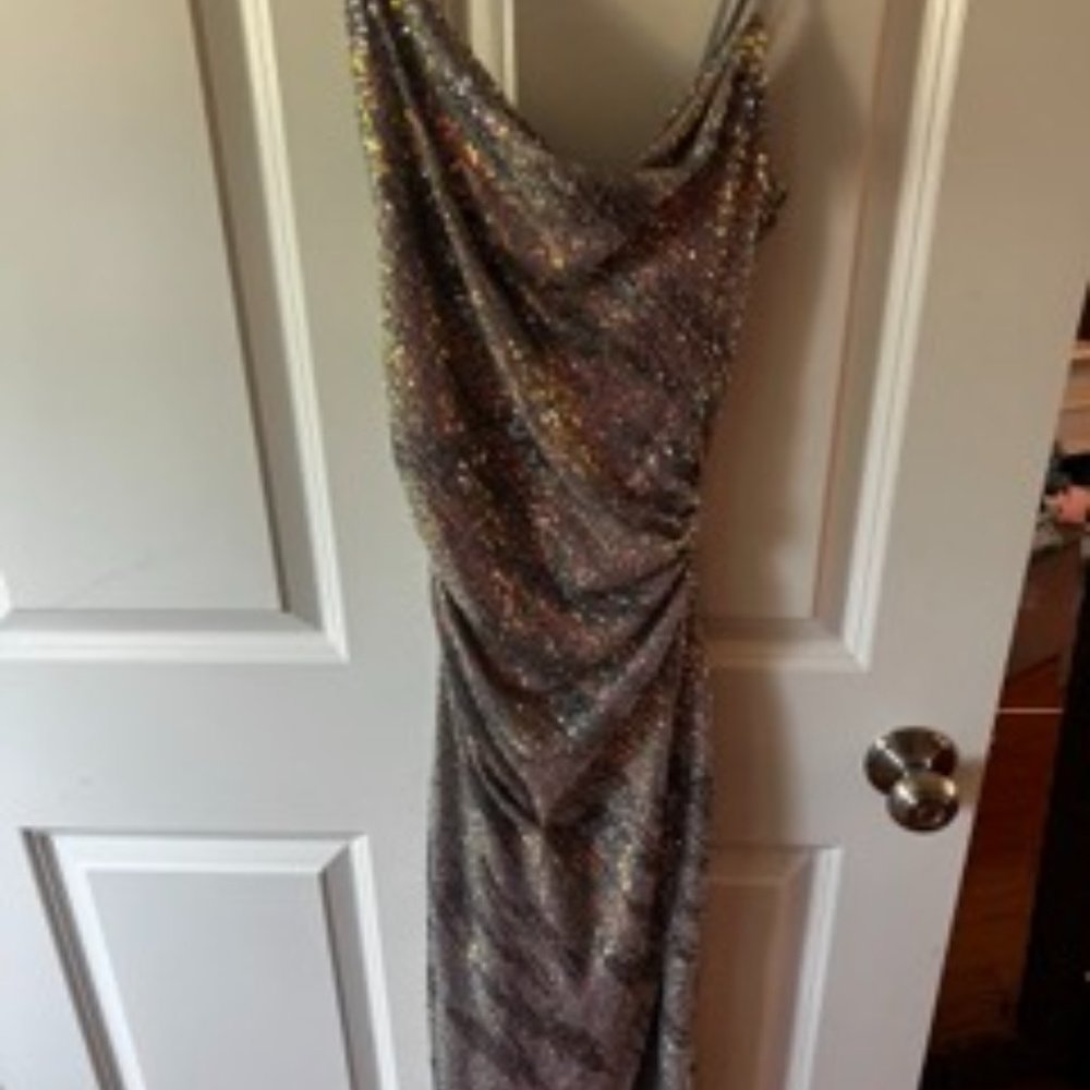 ASTR Sequins Midi Dress
